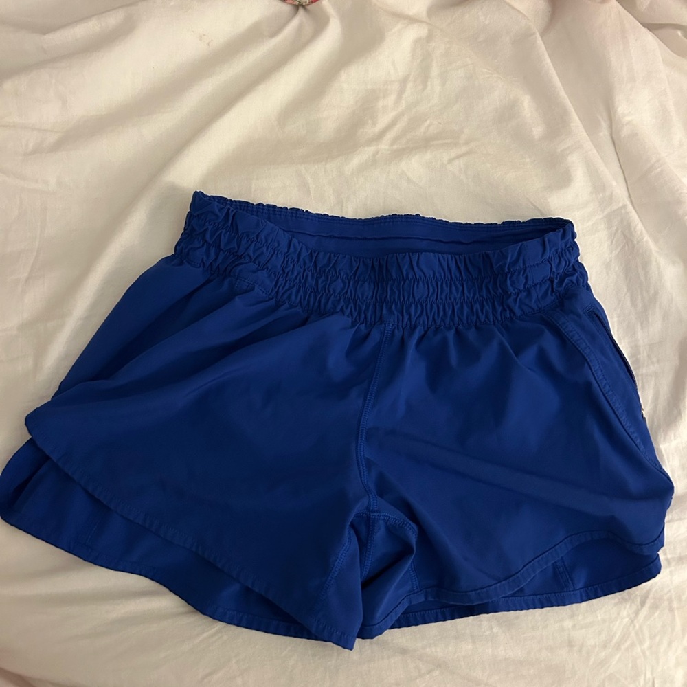 Lululemon royal blue track that short